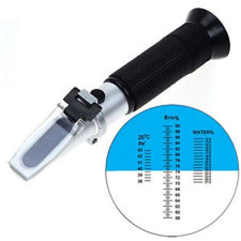 honey refractometer uk|refractometer for honey moisture content.